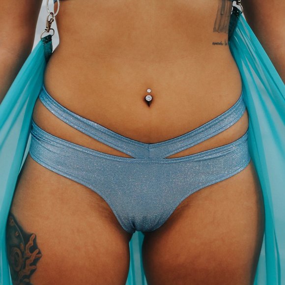 Periwinkle Blue Rave Top - Picture 2 of 8